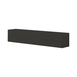 Base TV antracite lucido 170x40x35h cm in legno - Ariad