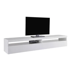 Mobili Porta Tv|Salotto > Dmora Base TV ardesia 200x45x36h cm 2 ante in legno - Akon Grigio Ardesia