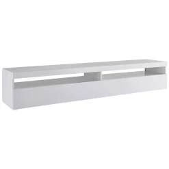 Mobili Porta Tv|Salotto > Dmora Base TV ardesia 200x45x36h cm 2 ante in legno - Akon Grigio Ardesia