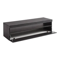 Salotto > Dmora Base TV ardesia 130x45x36h cm in legno - Gianna Grigio Ardesia