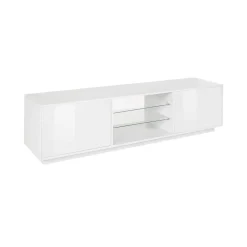 Salotto > Dmora Base TV 180x41x46h cm 2 ante - Lola Bianco Lucido