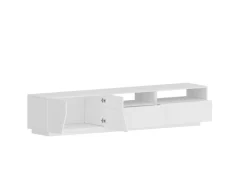 Salotto > Dmora Base TV 210x45x45h cm 3 ante - Amis Bianco Lucido