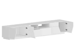 Base TV bianco lucido 260x43x46h cm 4 ante e 2 cassetti - Asdrubale