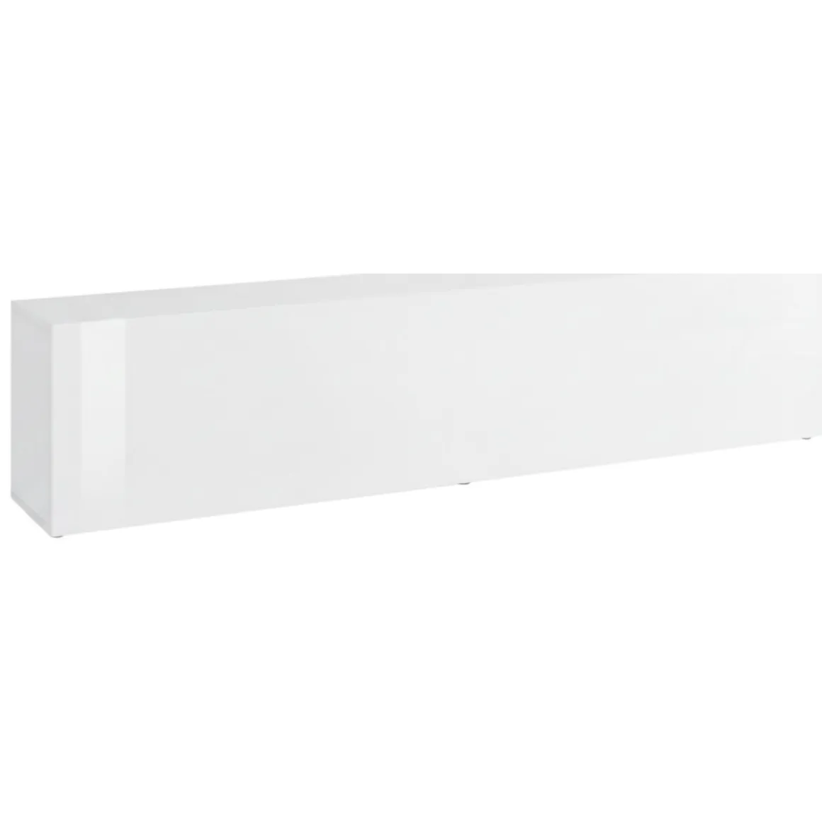 Base TV bianco lucido 180x30x40h cm in legno - Alakazam