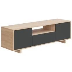 Base TV rovere 150x41x46h cm 3 ante - Andalusia