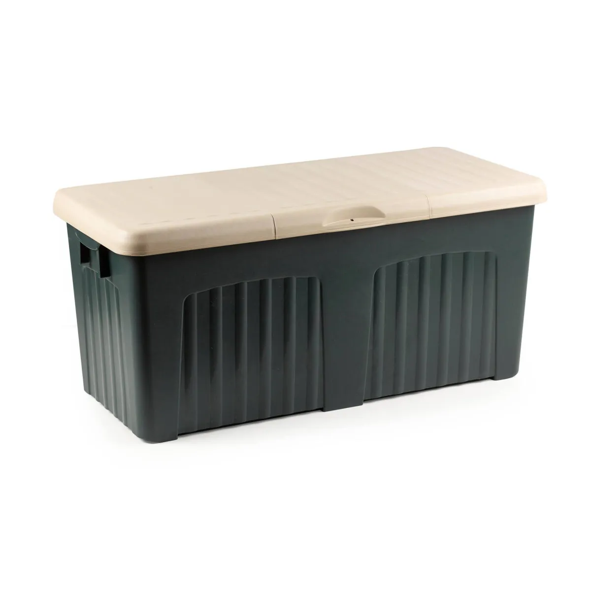 Bauli > Dmora Baule da esterno impermeabile 57x125x56h cm verde - Asco Bianco, Verde