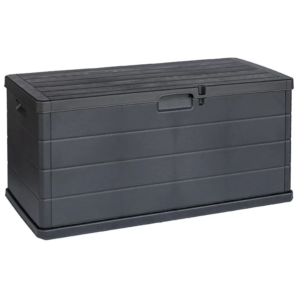 Bauli > Dmora Baule Capienza 340 l Chiusura a Ribalta 118x59x57h cm, Made in Italy - Creola Nero Antracite