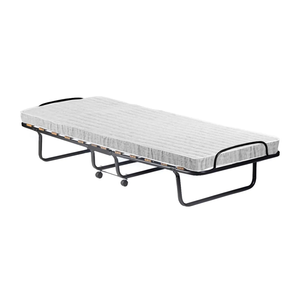 Letti Pieghevoli|Camera Da Letto > Dmora Brandina 1 piazza pieghevole 190x80cm bianca - Tellus Bianco