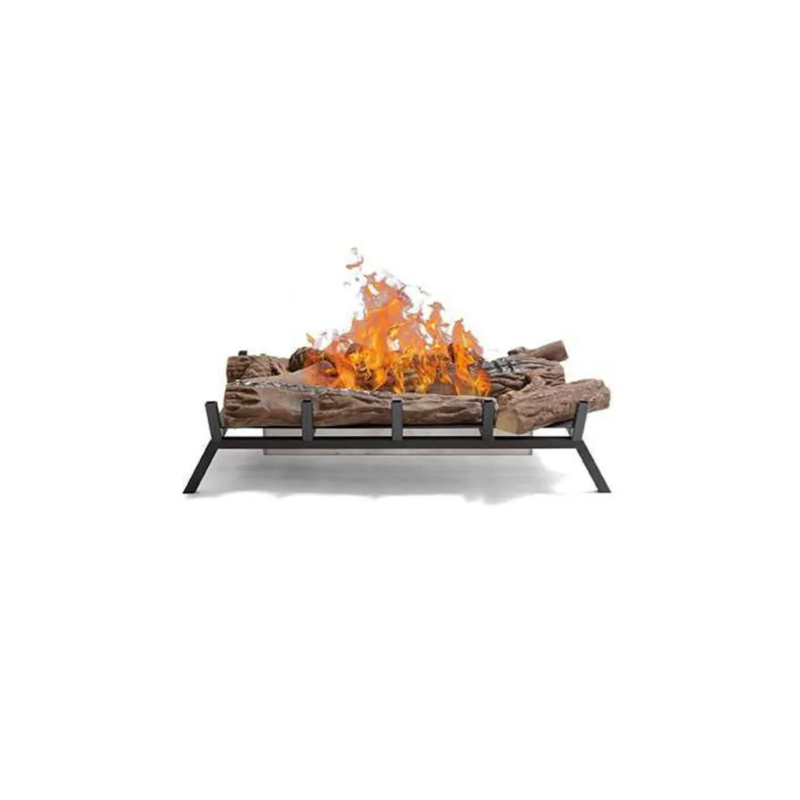 Bruciatore Nero Combustibile Bioetanolo Ecoflame Installazione a Terra, Adatto per Camino - Agerola