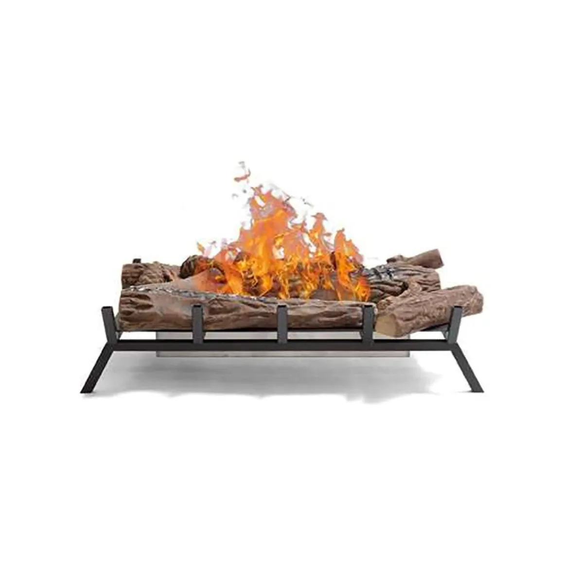 Bruciatore Nero Combustibile Bioetanolo Ecoflame Installazione a Terra, Adatto per Camino - Agerola