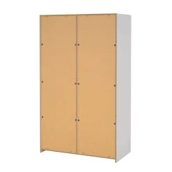Altri Guardaroba > Dmora Cabina armadio classica bianca 118x200h cm - Ethelfleda Bianco