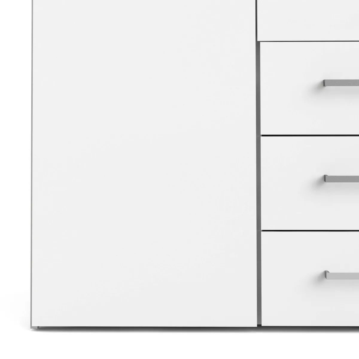 Altri Guardaroba > Dmora Cabina armadio in legno bianca lucida 154x200h cm - Amoruccio Bianco Lucido
