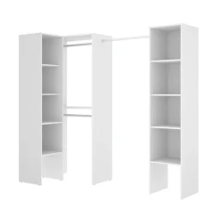 Cabina armadio modulabile bianca 226x185h cm - Alexois