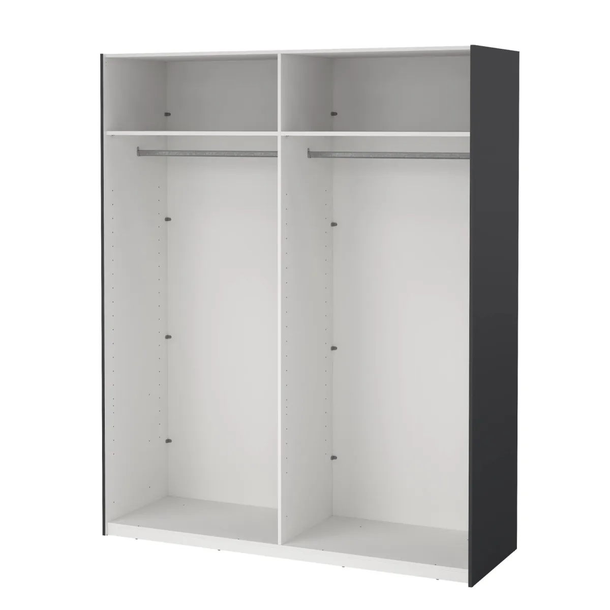 Altri Guardaroba > Dmora Cabina armadio salvaspazio grigia 178x220h cm - Hagupit Grigio