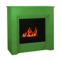 Camini A Bioetanolo > Dmora Camino a bioetanolo da pavimento 35x96x96h cm - Kinsasa Viola