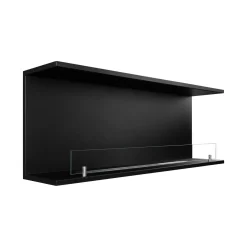 Camini A Bioetanolo > Dmora Camino a Bioetanolo Capacità 1.5 lt Superficie Riscaldabile 30 90x15x40h cm, Potenza (kw) 3 - Guardea Nero