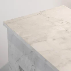 Camini Elettrici > Dmora Camino Elettrico Superficie Riscaldabile 30 Potenza (kw) 0.9/1.8 96x36x90h cm, Indoor - Feletto Bianco