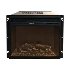 Camino Elettrico Marrone Noce Superficie Riscaldabile 30 Potenza (kw) 0.9/1.8 89x28x90h cm, Indoor - Versiggia