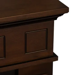 Camino Elettrico Marrone Noce Superficie Riscaldabile 30 Potenza (kw) 0.9/1.8 89x28x90h cm, Indoor - Versiggia