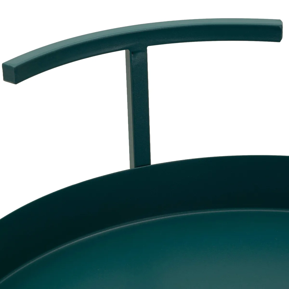 Carrelli > Dmora Carrello 2 Ripiani Ruote 45x35x65h cm, Materiale Ripiano in Metallo - Ganamo Verde