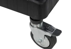 Carrelli > Dmora Carrello Vinci, 75x38h92 cm, Antracite Nero Antracite