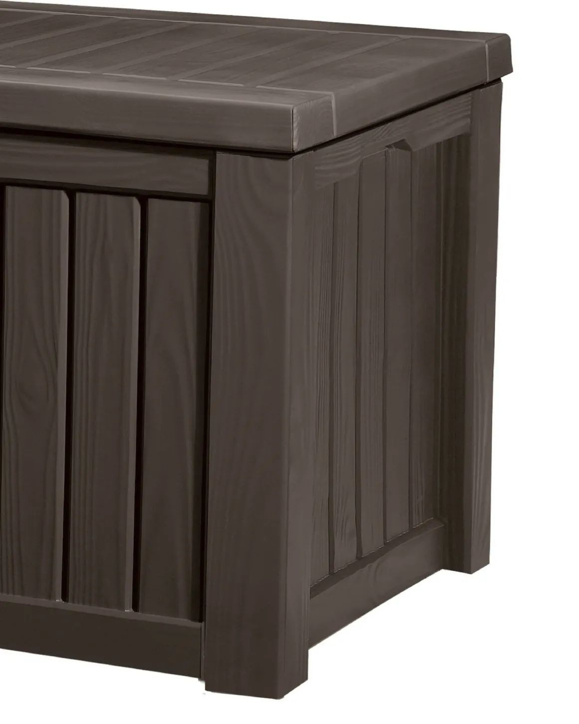 Cassapanca da esterno grande 155x72x64h cm marrone - Hawkesbury