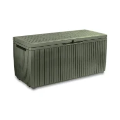 Cassapanca da giardino 123x53x57h cm verde - Burlington