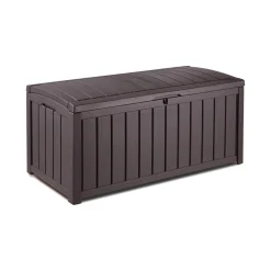 Cassapanche|Cassapanche Da Esterno > Dmora Cassapanca outdoor resistente 128x65x61h cm - Sorel Marrone