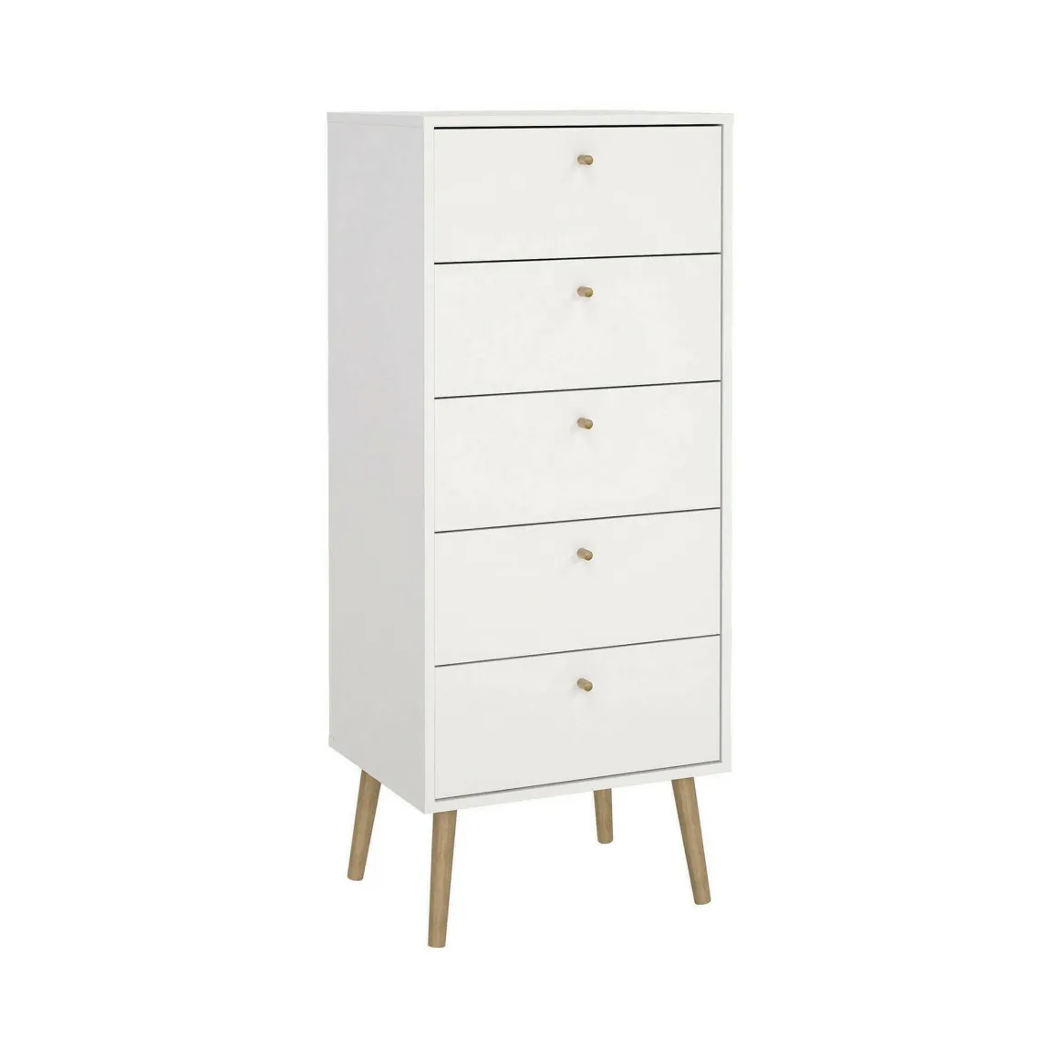 Cassettiera alta bianca 50x120h cm - Yaounde