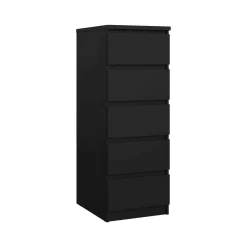 Cassettiera alta nera 50x111h cm - Achaldi
