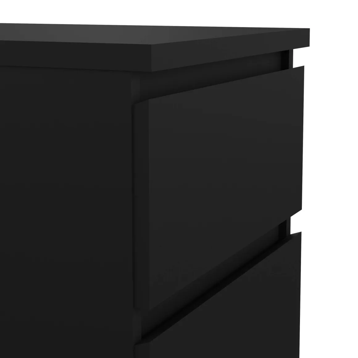 Cassettiera alta nera 50x111h cm - Achaldi
