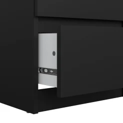 Cassettiera alta nera 50x111h cm - Achaldi