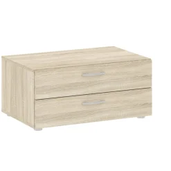 Cassettiera bassa rovere 74x35h cm - Piatto