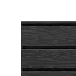 Cassettiera 6 Cassetti Apertura Scorrevole 153.6x50x70.1h cm, Chiusura Scorrevole