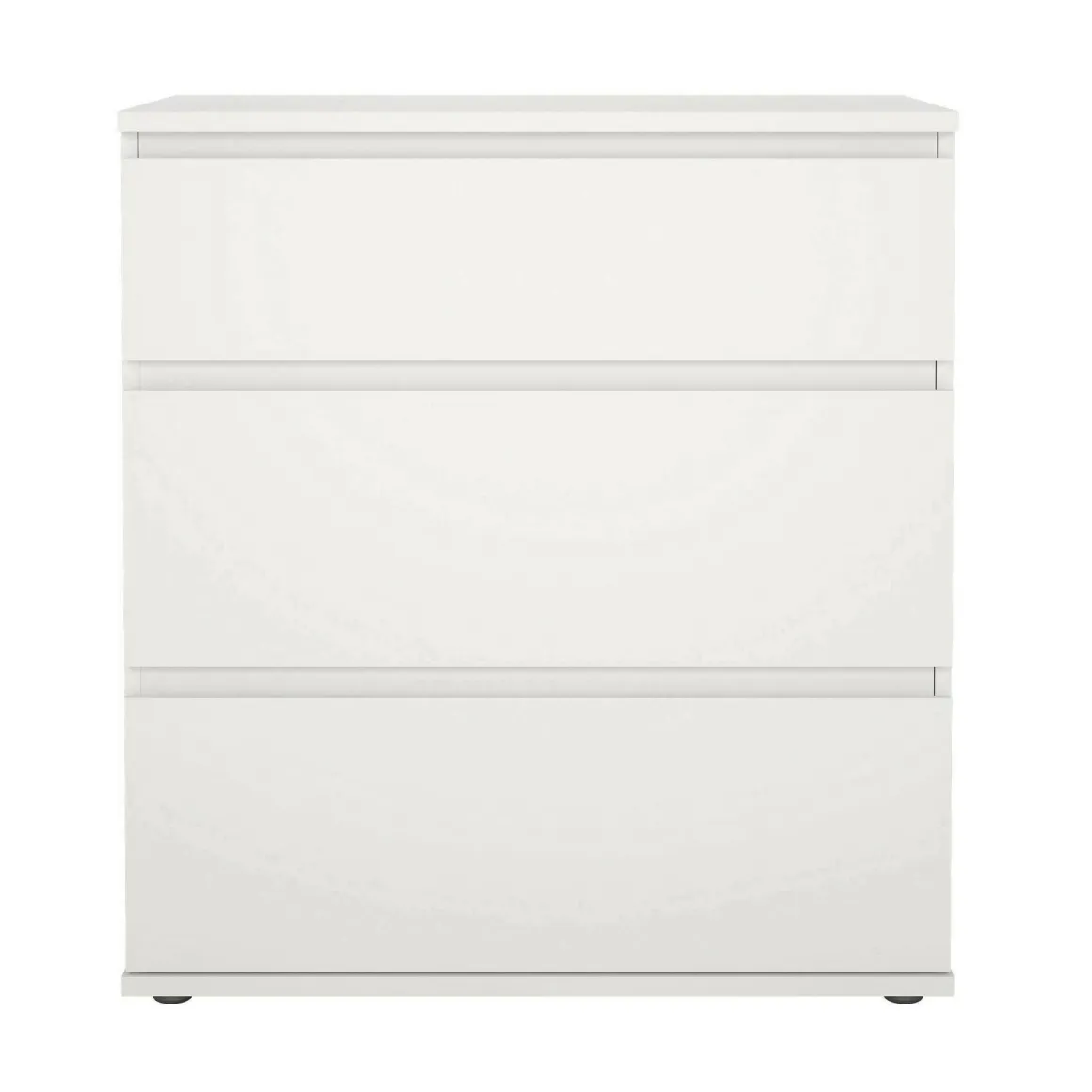 Cassettiera 3 cassetti bianca 76x83h cm - Aski
