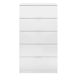 Cassettiere > Dmora Cassettiera 6 cassetti bianca 61x109h cm - Cesar Bianco