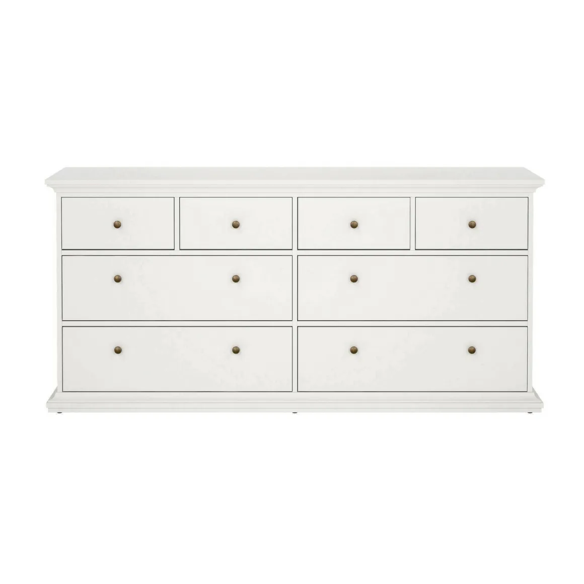 Cassettiera 8 cassetti bianca 183x86h cm - Asiagela