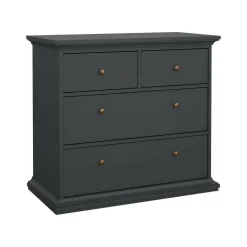 Cassettiere > Dmora Cassettiera 4 cassetti grigia cenere 70x42h cm - Kalmaegi Grigio Cenere