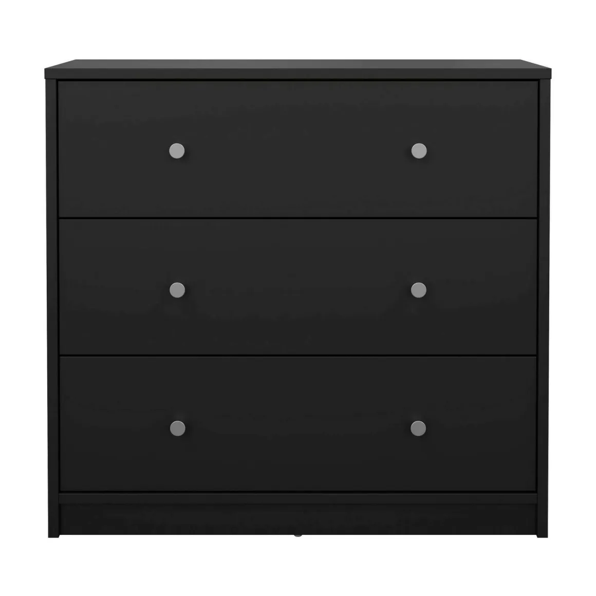 Cassettiera 3 cassetti nera 72x68h cm - Alert