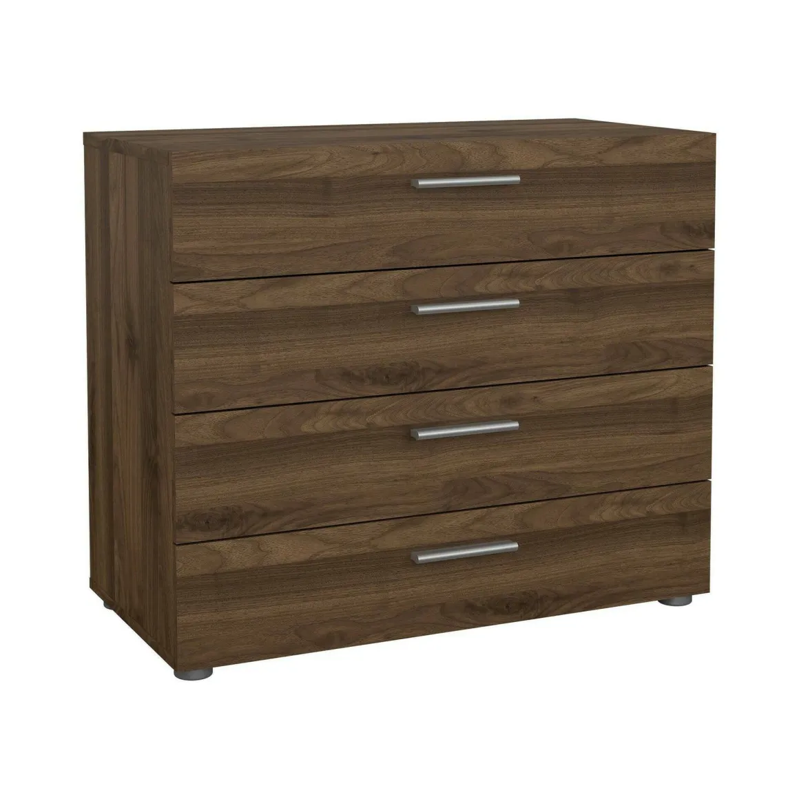 Cassettiera 4 cassetti noce 80x68h cm - Arwen