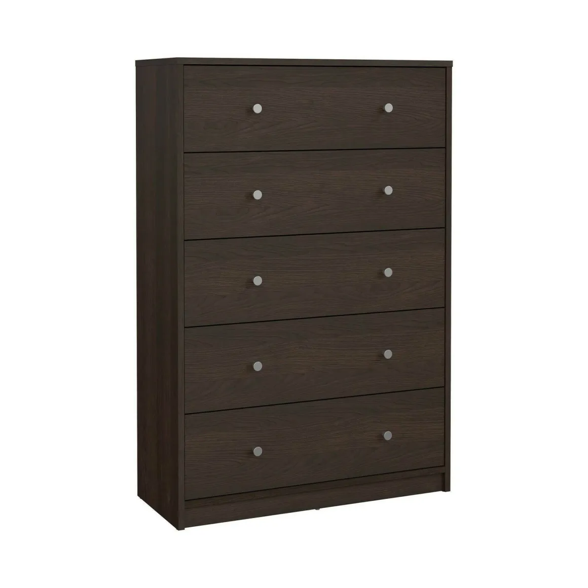 Cassettiera 5 cassetti noce 72x108h cm - Contessa