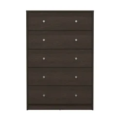 Cassettiera 5 cassetti noce 72x108h cm - Contessa