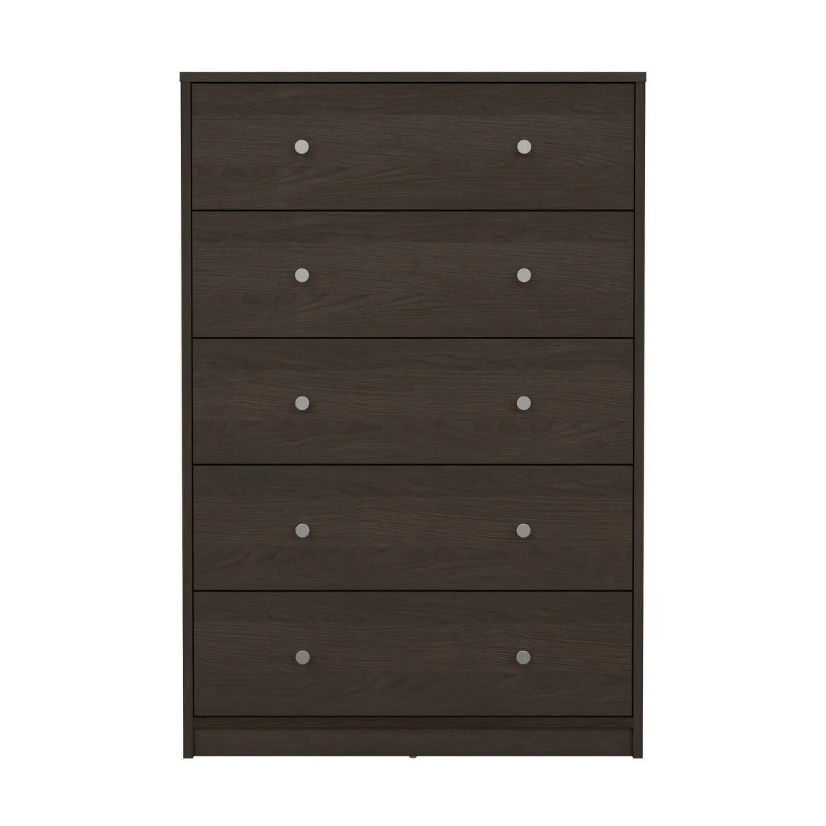 Cassettiera 5 cassetti noce 72x108h cm - Contessa