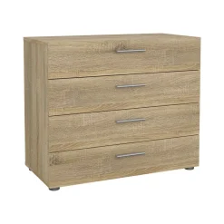 Cassettiera 4 cassetti quercia 80x68h cm - Arwen