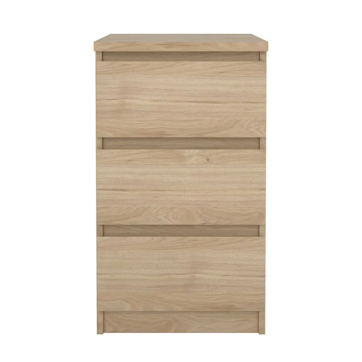 Cassettiera 3 cassetti rovere 50x70h cm - Accudino