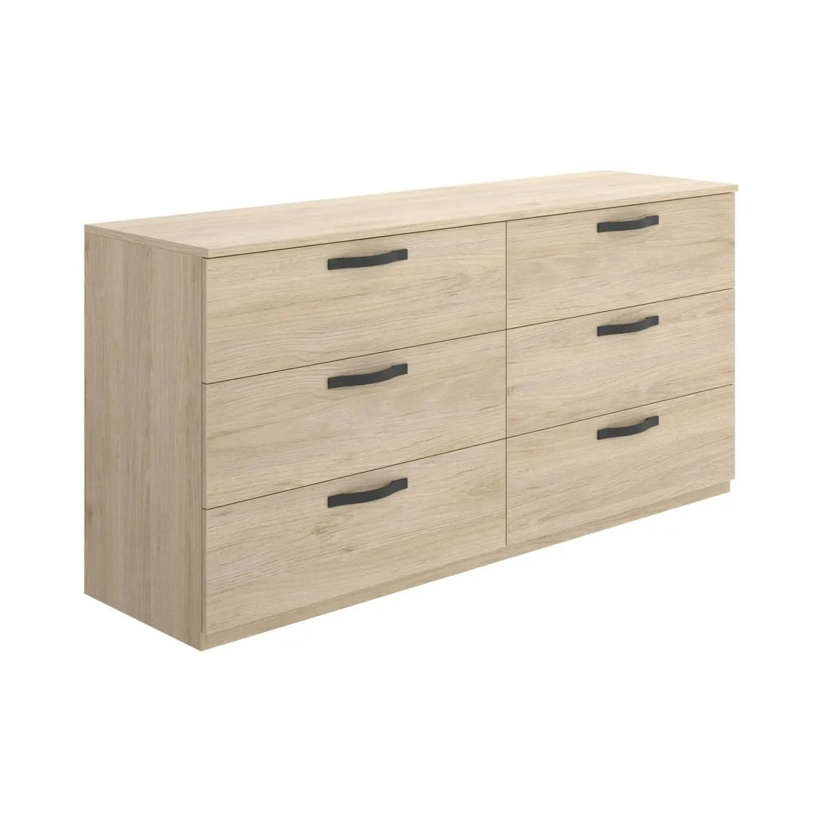 Cassettiera 6 cassetti rovere 140x72h cm - Arpel