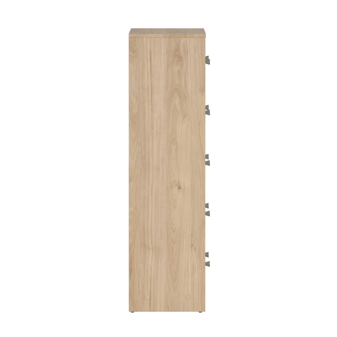 Cassettiera con maniglie rovere 72x108h cm - Contessa