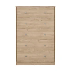 Cassettiera con maniglie rovere 72x108h cm - Contessa