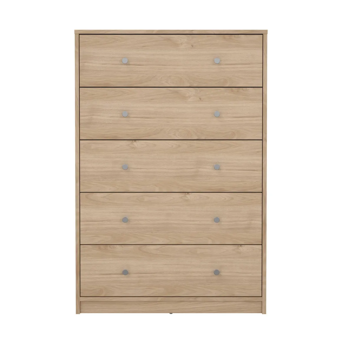 Cassettiera con maniglie rovere 72x108h cm - Contessa