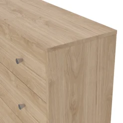 Cassettiera con maniglie rovere 72x108h cm - Contessa